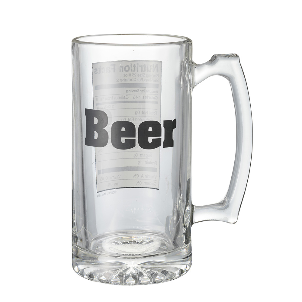 ビアジョッキ　黒字”Ｂｅｅｒ”