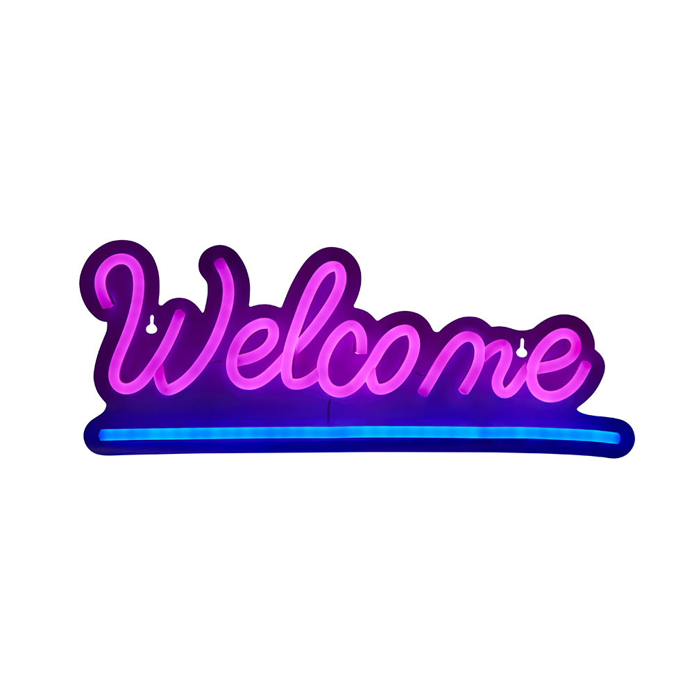 ネオン風サインライト Ｗｅｌｃｏｍｅ