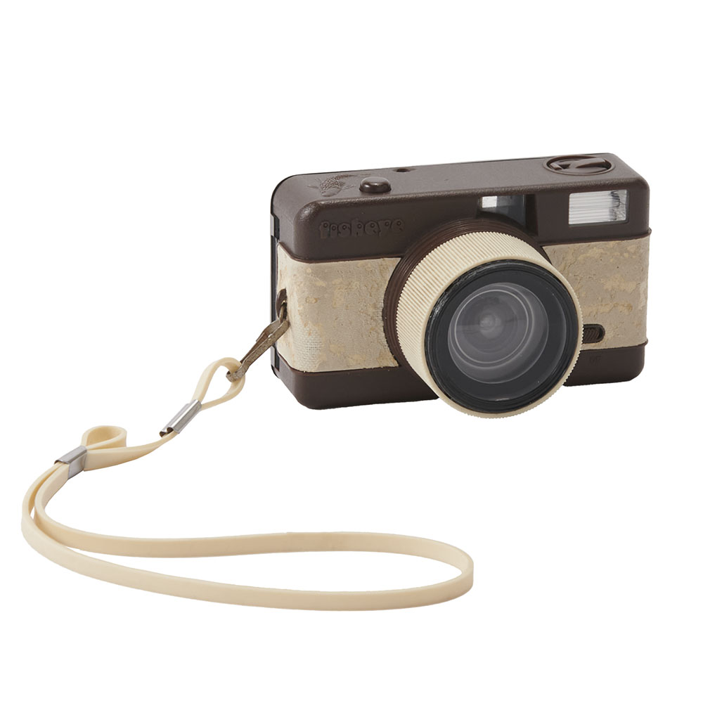 プラスチックカメラ　ブラウン×クリーム