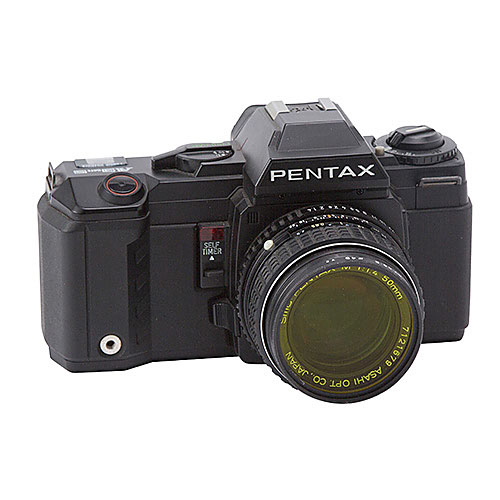 一眼レフカメラ　PENTAX“A3DATES”イエローレンズ