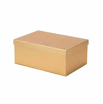 BOX 四角 ｺﾞｰﾙﾄﾞ ｼﾝﾌﾟﾙ　ギフトボックス　プレゼントボックス