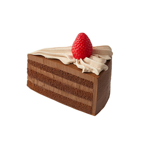 レンタル情報|小道具のFakefoodサンプル カットチョコレートケーキ チョコホイップ×イチゴ|EASE