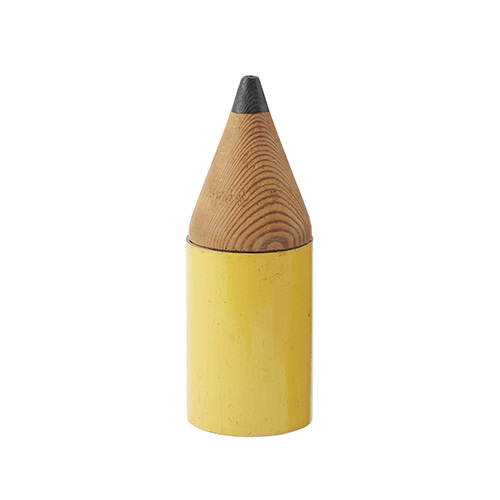 鉛筆オブジェ 黄色