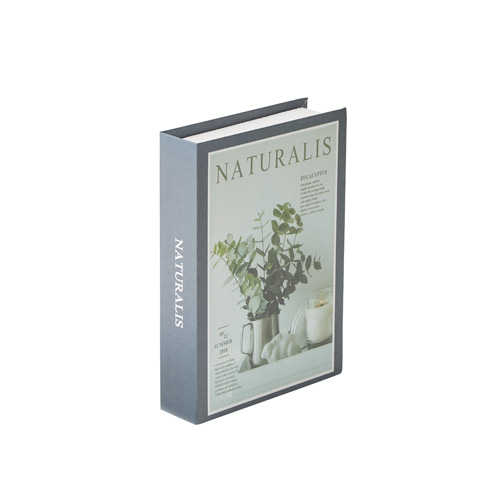 フェイク洋書 紺 ”ＮＡＴＵＲＡＬＩＳ” グリーン×キャンドル