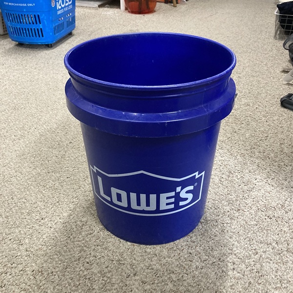 プラバケツ　ブルー　ＬＯＷＥ’Ｓ　フタ無