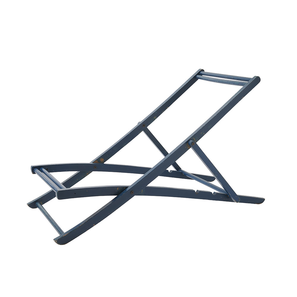 ※フレームのみ　デッキチェア　ブルーフレーム