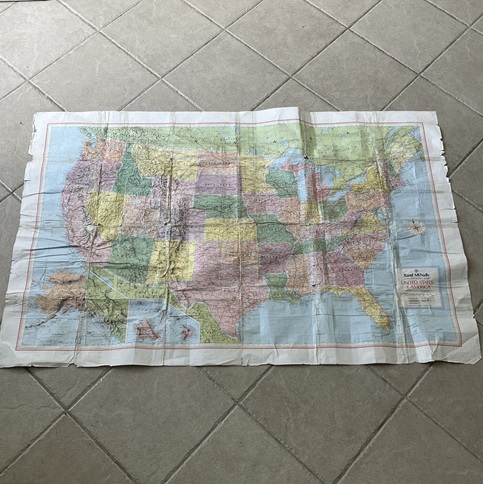 MAP　ペーパー　America　カラフル