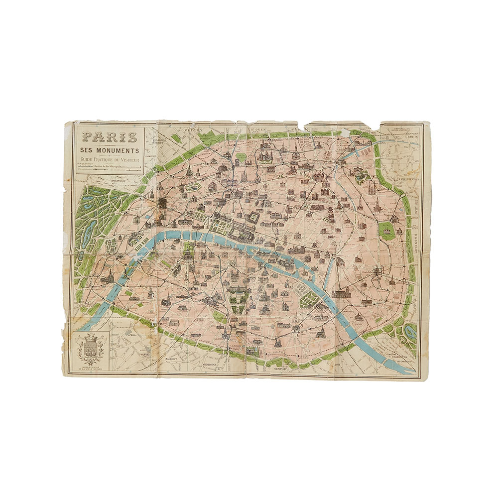 MAP　ペーパー　PARIS