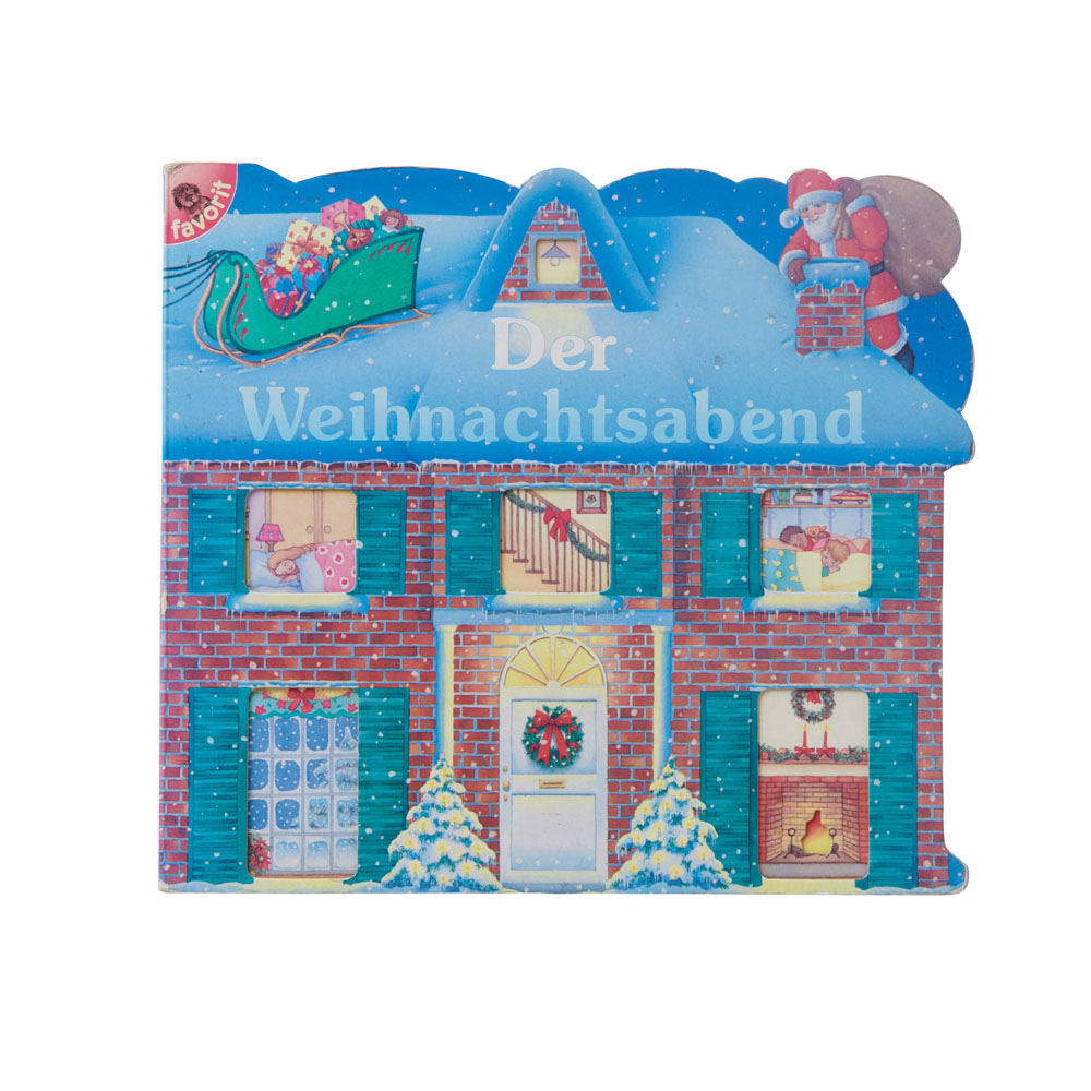 絵本　サンタｘ窓開きハウス『Ｄｅｒ　Ｗｅｉｈｎａｃｈｓａｂｅｎｄ』