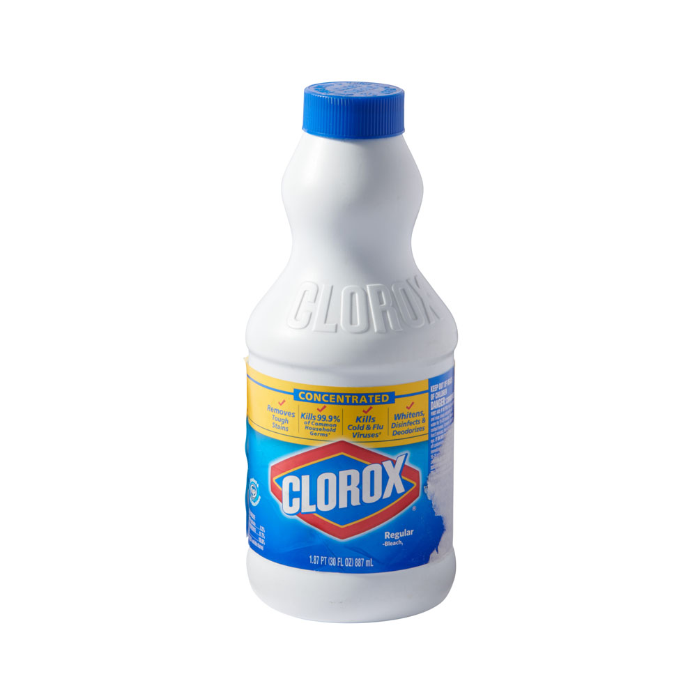 漂白剤 白ボトルｘブルーキャップ ”ＣＬＯＲＯＸ”