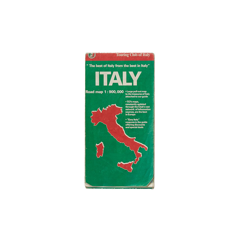 ＭＡＰ ペーパー ＩＴＡＬＹ グリーン×レッド