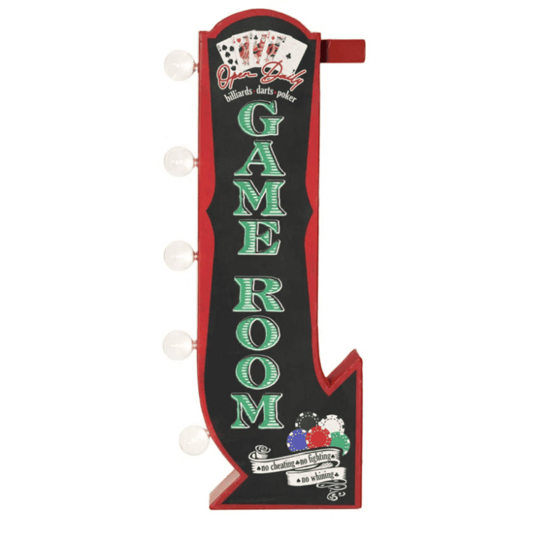 ウォールサイン　”GAME ROOM”