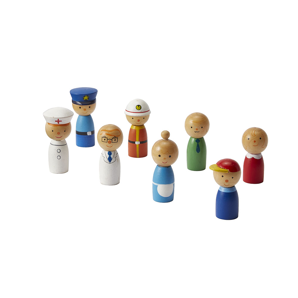 人形ＷＯＯＤ ８人セット