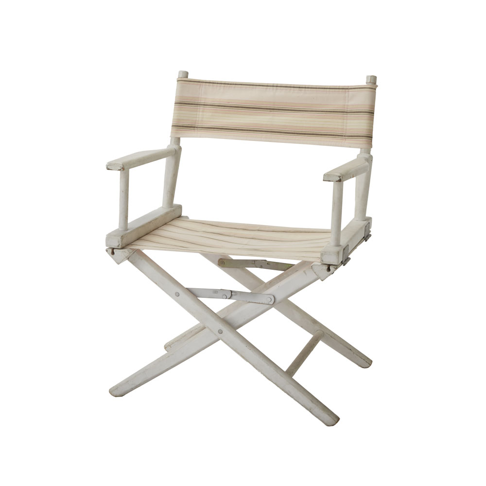 ※ディレクターズチェア用替え布　ピンクボーダー