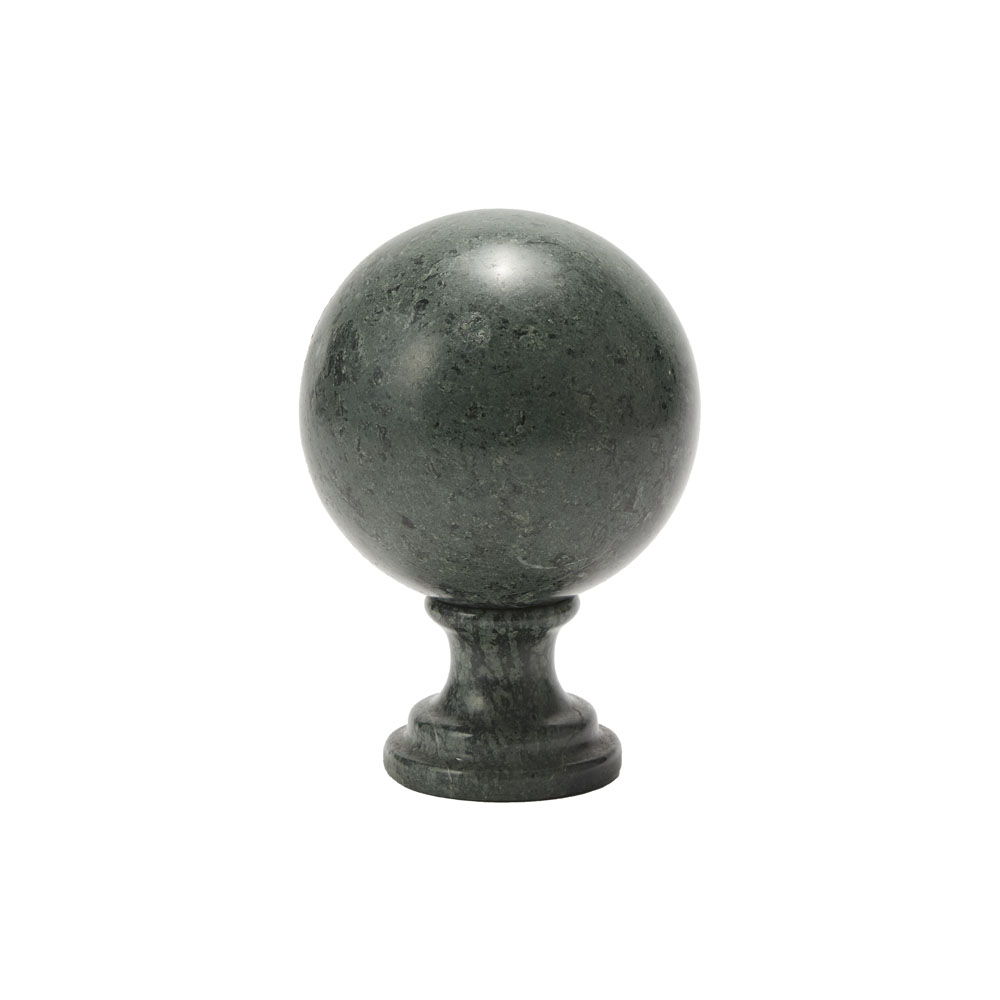 大理石ボール グリーンマーブル 台付