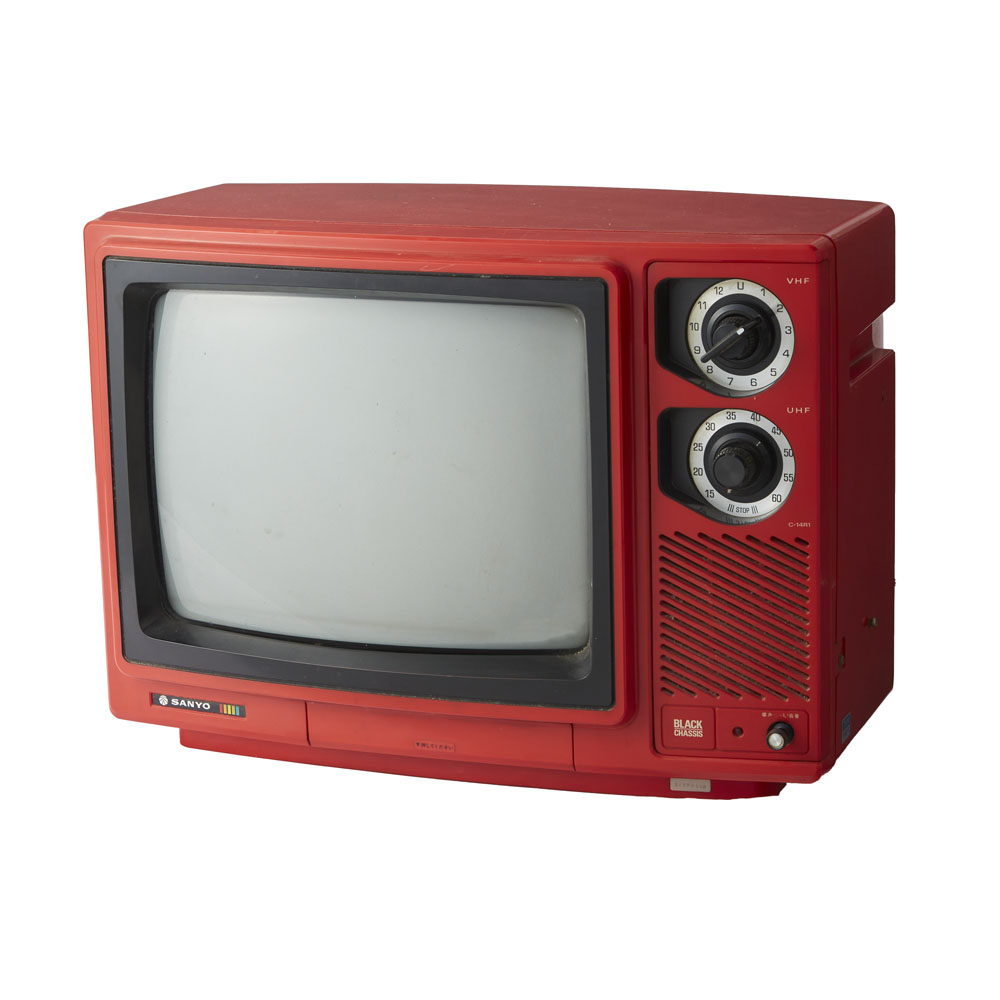 小型テレビ　オールレッド