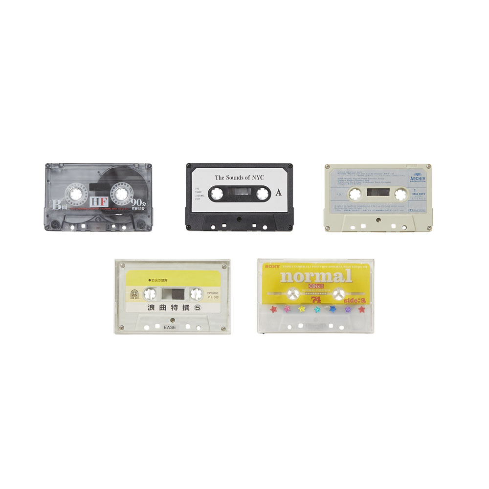 カセットテープ５個ＳＥＴ 【Ｂ】
