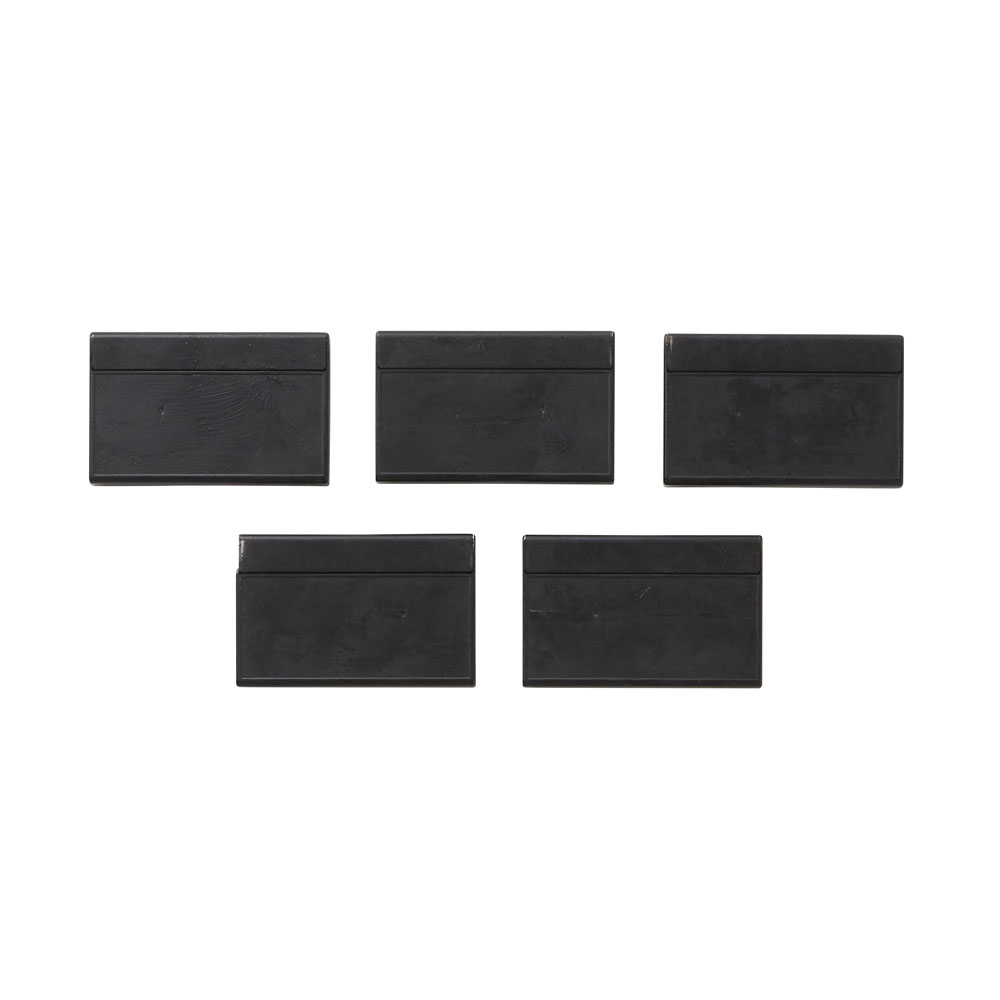 カセットテープ５個ＳＥＴ オールブラック