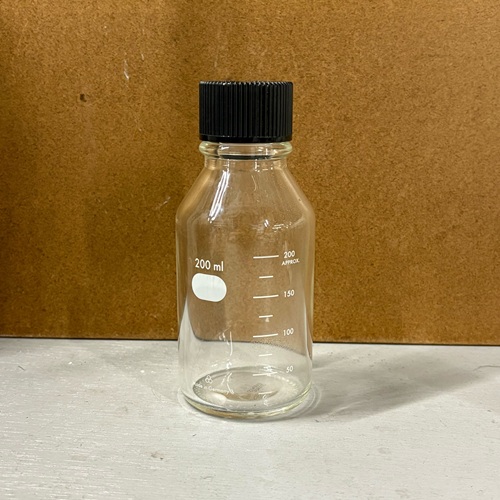 薬瓶　クリアｘブラック　200ml