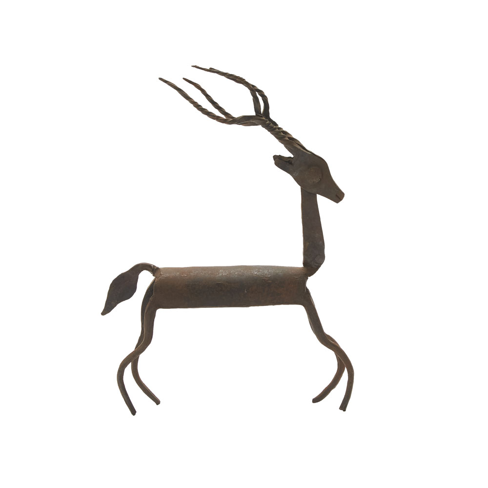 錆鉄ｵﾌﾞｼﾞｪ 鹿 L 片目