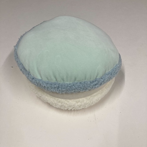 マカロンクッション　ブルーｘホワイト