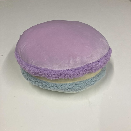 マカロンクッション　パープルｘブルー