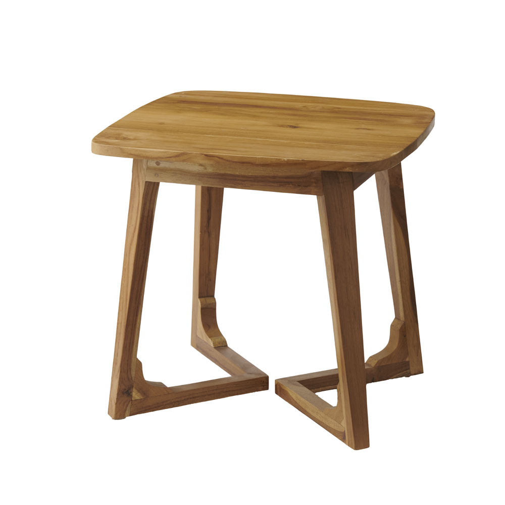 スクエアテーブル　ダブルトライアングルレッグ