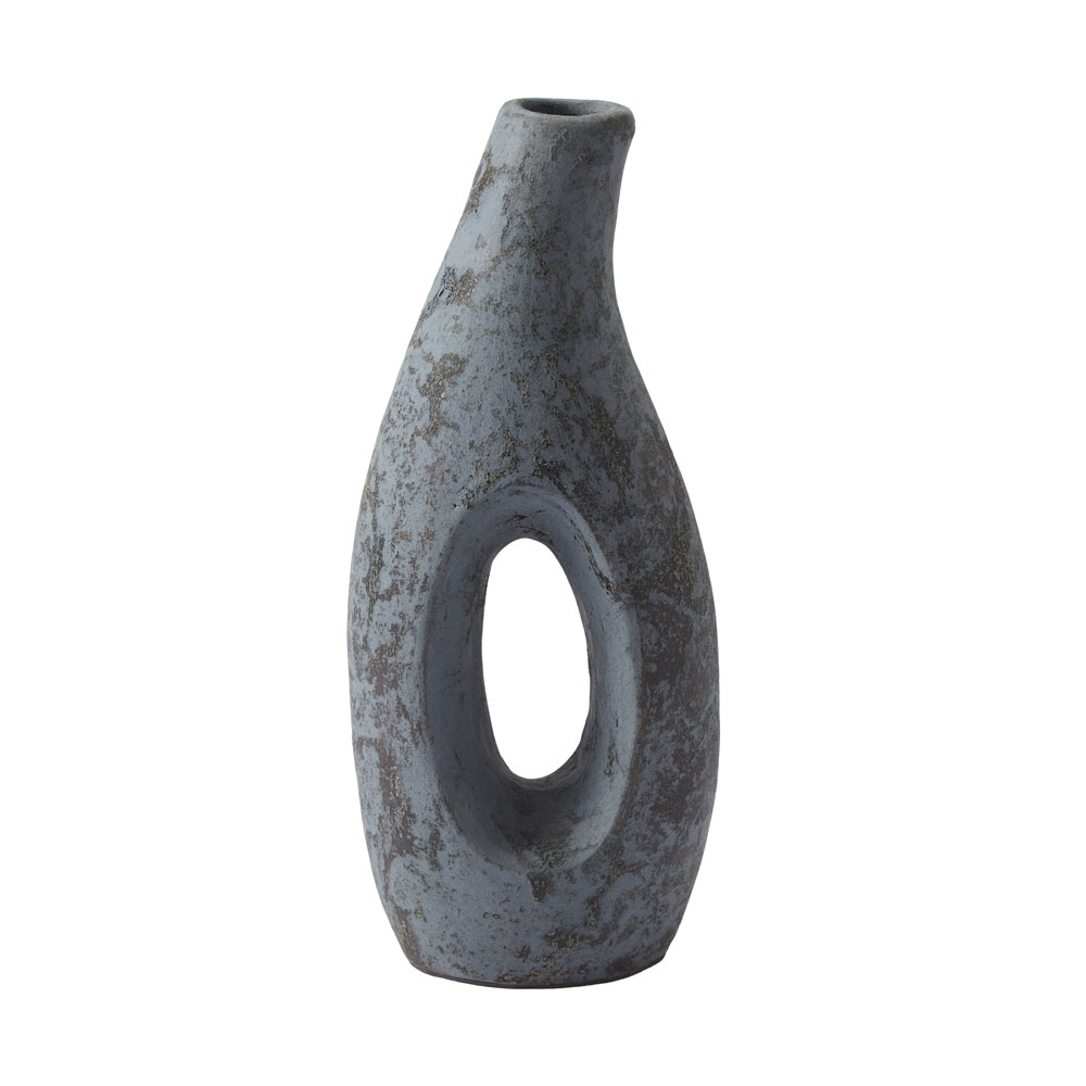 花器　ケイヴストーン　穴開き