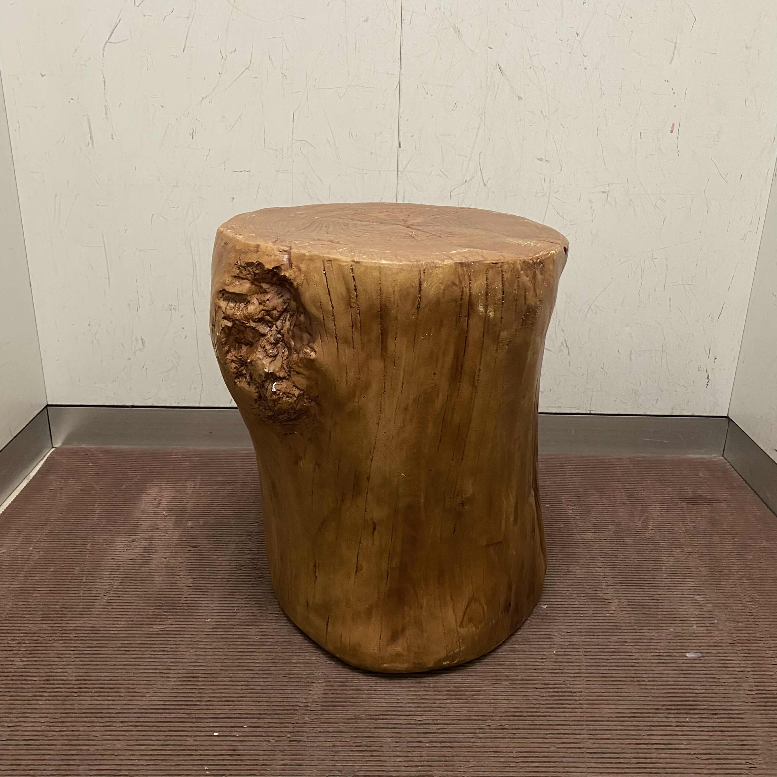 切り株スツール　ブラウン