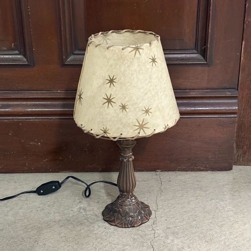 ロースタンド　ペーパーシェード　ベージュＸゴールドスター