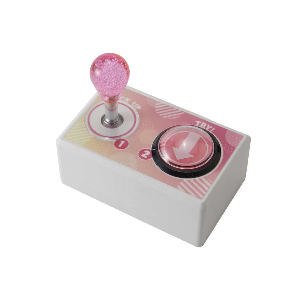 ゲームコントローラー　ピンク　ハンドルｘＴＲＹボタン