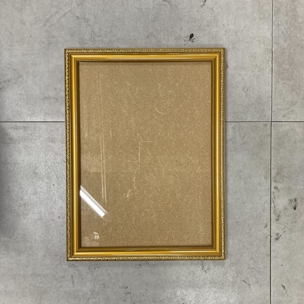 フレーム　ゴールド　細デコラ ※ガラス付
