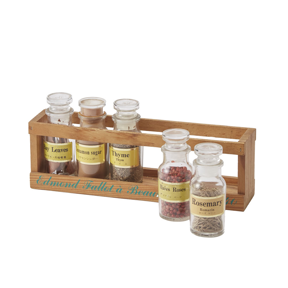 調味料セット ＧＤラベル ウッドケース付