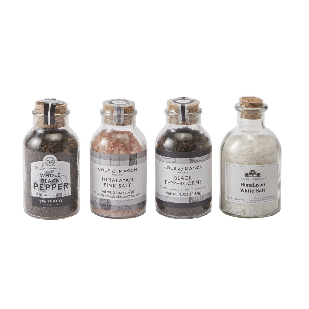 ＳＡＬＴ＆ＰＥＰＰＥＲ ４点セット コルクｘ瓶