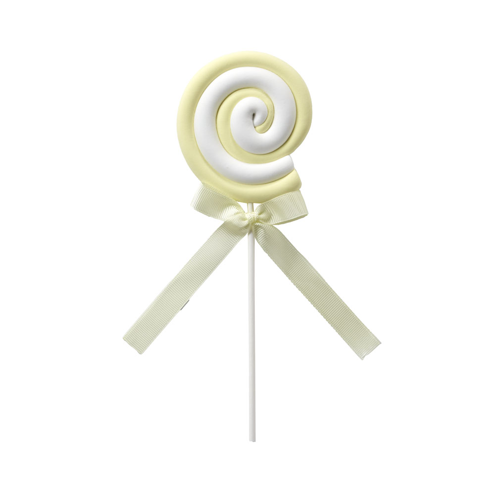 サンプル ペロペロキャンディ パステルイエロー