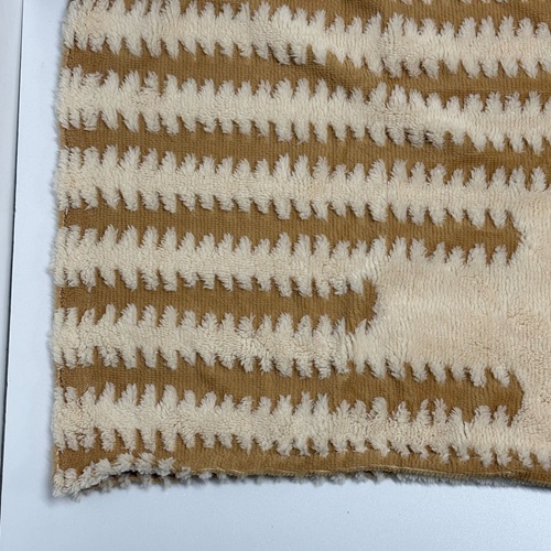 マルチカバー　ランダムライン　ブラウンｘベージュ