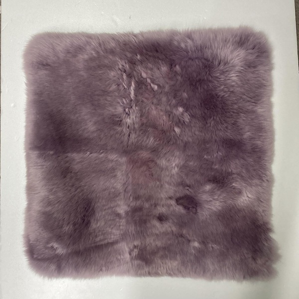 クッション　パープル　ミンク調