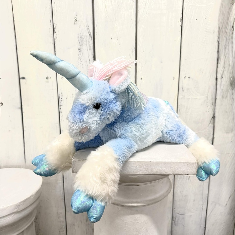 ぬいぐるみ　ユニコーン　ライトブルー