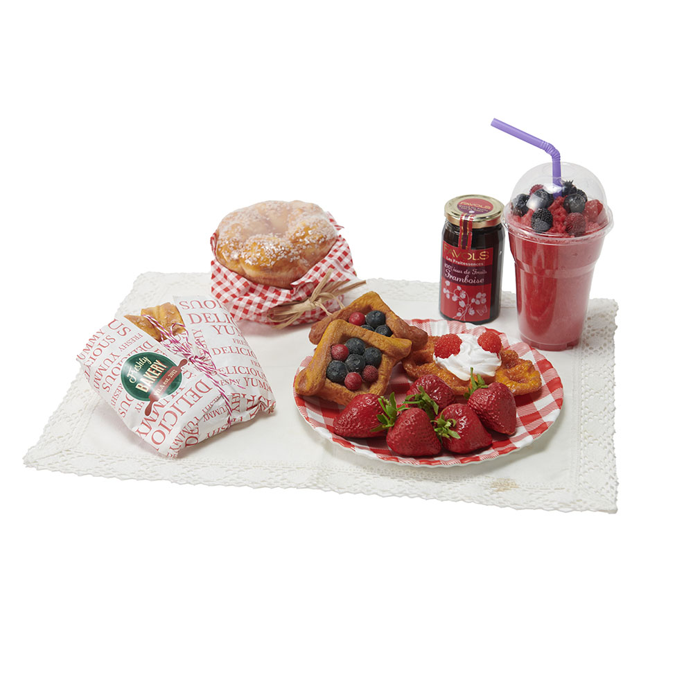 ブランチカフェセット　ベリースムージー