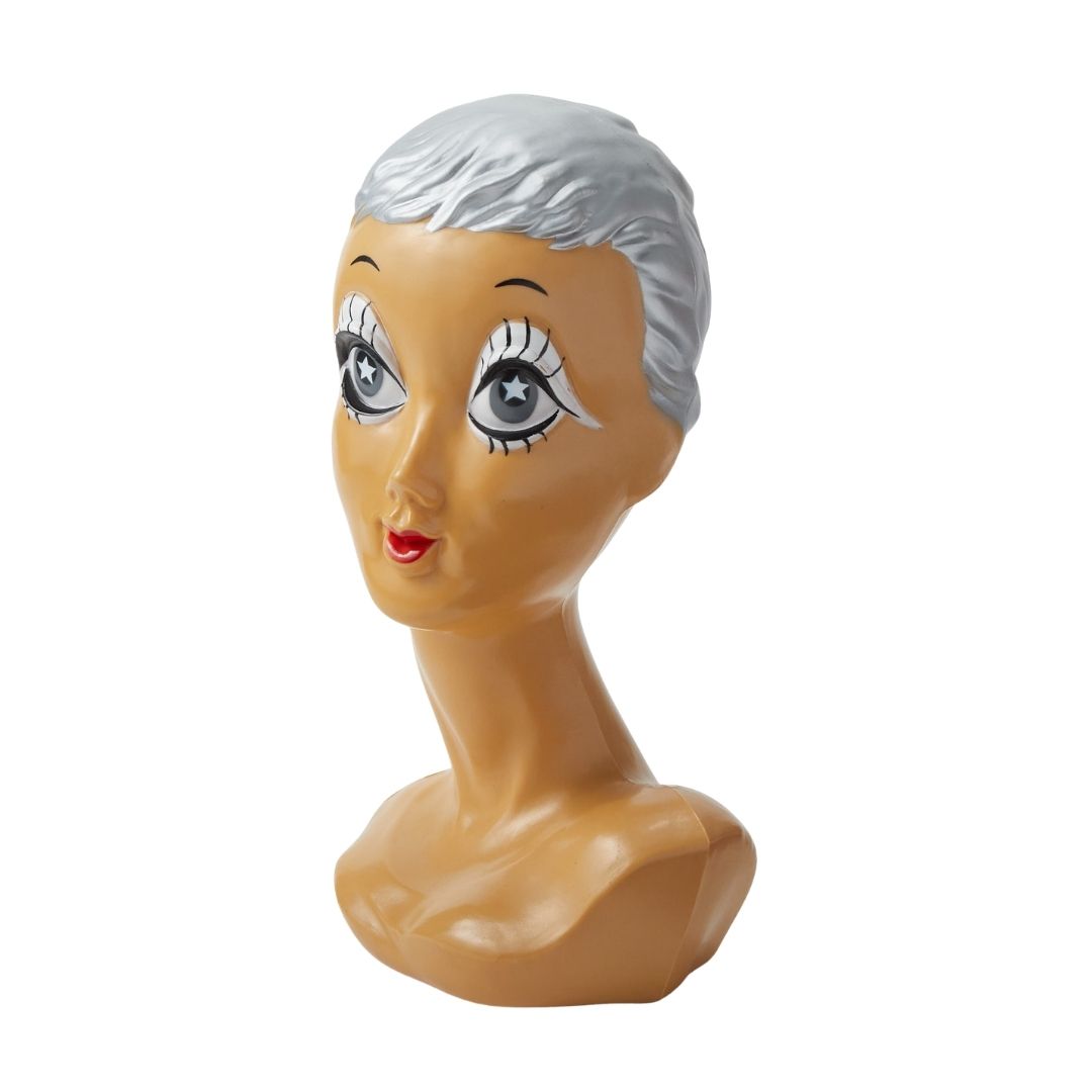 ｵﾌﾞｼﾞｪ ﾌｪｲｽﾏﾈｷﾝ Twiggy ｼﾙﾊﾞｰﾍｱｰ