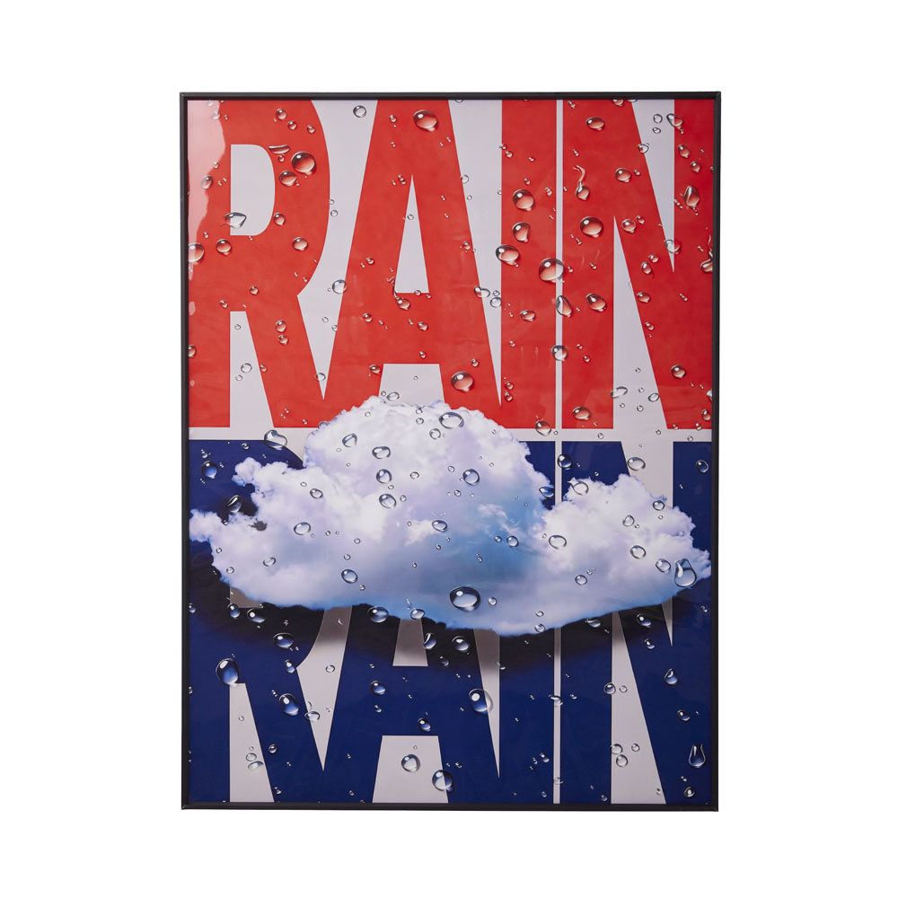 ｱｰﾄﾌﾚｰﾑ ﾚｯﾄﾞ×ﾌﾞﾙｰ”RAIN”