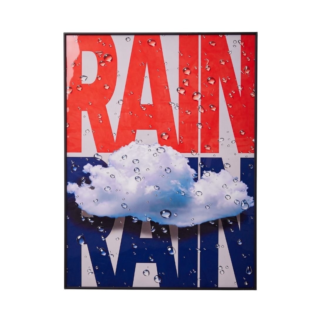 ｱｰﾄﾌﾚｰﾑ ﾚｯﾄﾞ×ﾌﾞﾙｰ”RAIN”