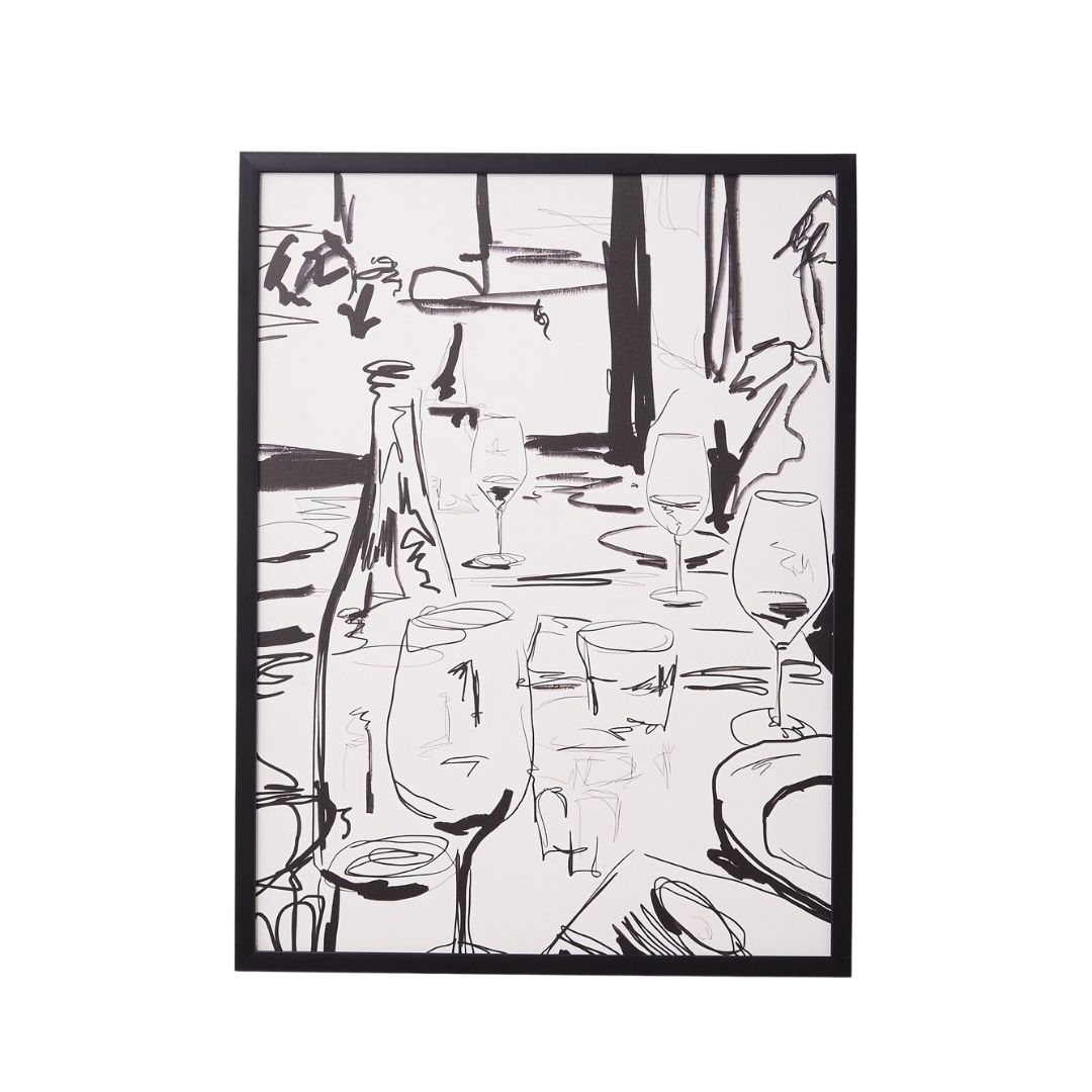 ｱｰﾄﾌﾚｰﾑ ﾓﾉｸﾛ画 ”Table Top”