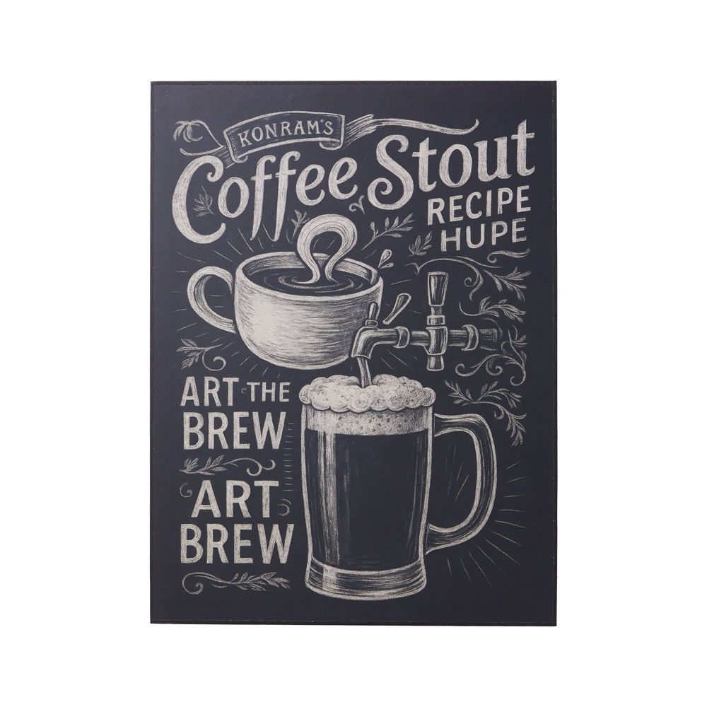 ﾁｮｰｸｱｰﾄ風 ﾓﾉｸﾛ Coffee＆Beer