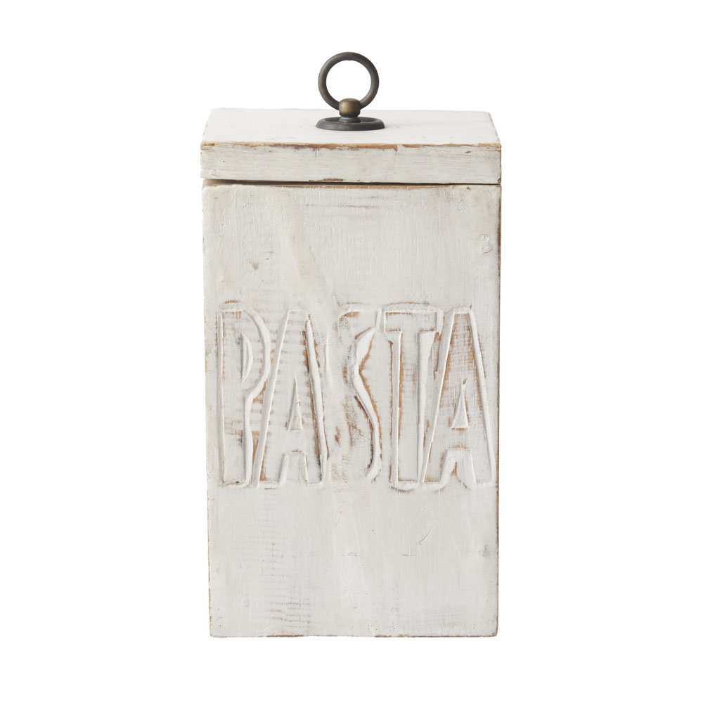 キャニスター ＷＯＯＤ クリーム 縦長 ”ＰＡＳＴＡ”