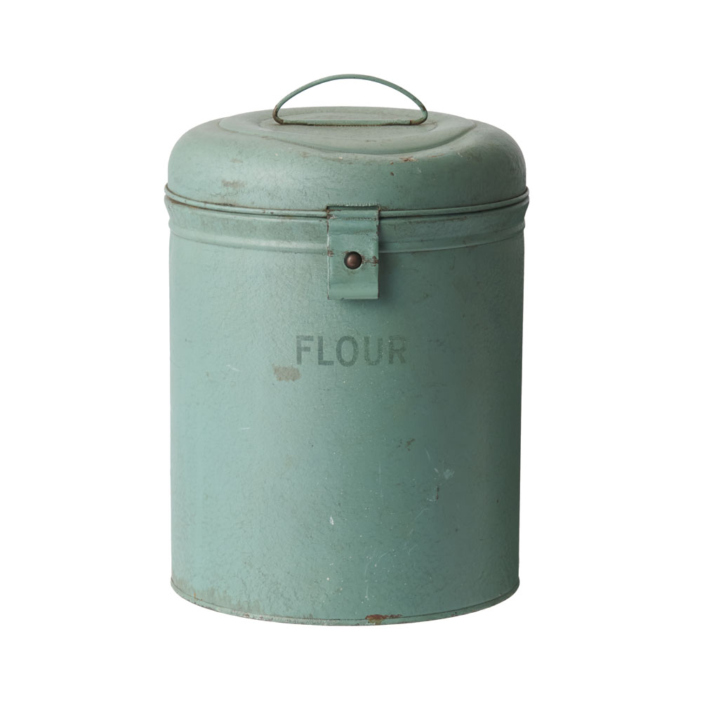 キャニスター缶 ”ＦＬＯＵＲ” ペパーミントグリーン